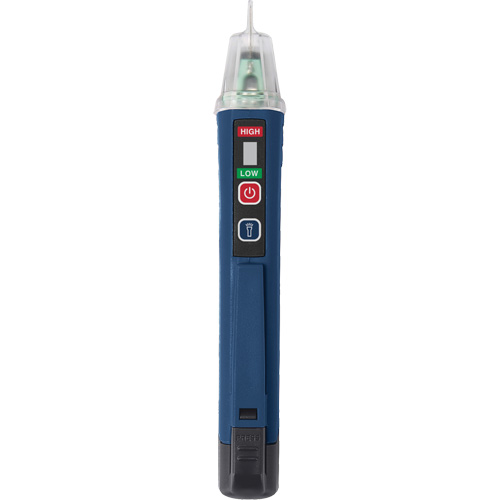 Non-Contact AC Voltage Detector with Flashlight, 24 V - 1000 V/90 V - 1000 V, Light & Sound Alert Fastek