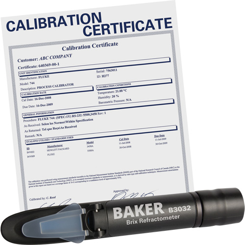 Refractometer with ISO Certificate, Analogue (Sight Glass), Br Fastek