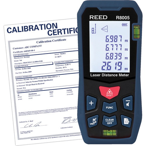 Laser Distance Meter with ISO Certificate, 0' - 164' (0 m - 50 m) Range, Digital (Electronic) Fastek