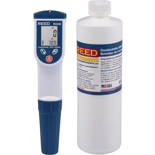 Conductivity/TDS/Salinity Meter & Solution Kit Fastek