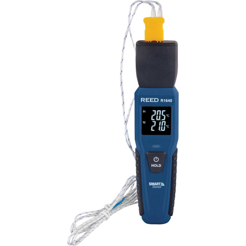 Bluetooth Smart Series Thermocouple Thermometer, Contact, Digital, -328-2501°F (-200-1372°C) Fastek