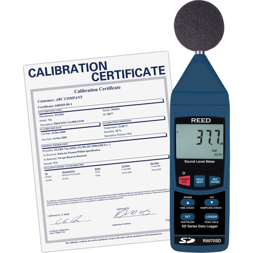 Data Logging Sound Level Meter with ISO Certificate Fastek