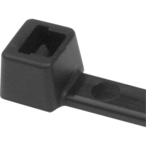 Attaches de c&acirc;ble PA66, Longueur 5-1/2", R&eacute;sistance &agrave; la traction 18 lb, Noir Fastek