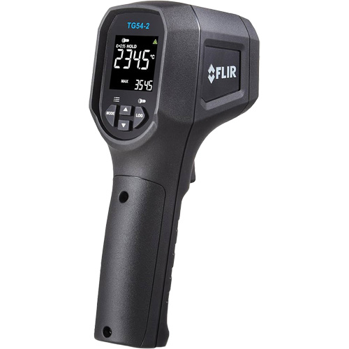 TG54-2 Spot IR Thermometer, -22°- 1562° F ( -30° - 850° C ), 20:1, Adjustable Emmissivity Fastek