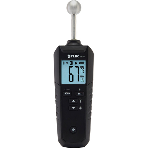 MR59 Ball Probe Moisture Meter with Bluetooth&reg;, 0 - 100% Moisture Range Fastek