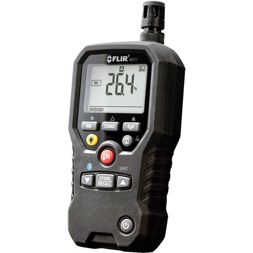 MR77 5-in-1 Moisture Meter with METERLiNK&reg;, 0 - 99% Moisture Range, -4°- 392° F ( -20° - 200° C ) Temperature Range Fastek