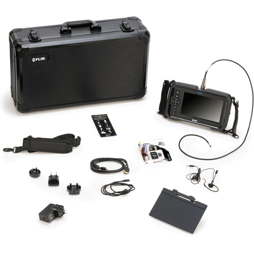 Videoscope Kit with Dual HD Camera 4.9 mm × 1 m Long Camera Probe, 7" Display, 1024 x 600 pixels Fastek
