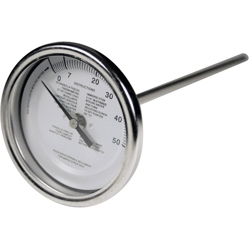 5" Maple Syrup Stem Thermometer, Contact, Analogue Fastek