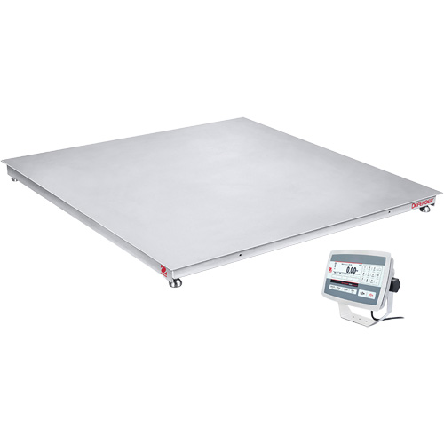 Balance de plancher lavable DEFENDER 5000, Capacit&eacute; de 2500 lb, 48" la x 48" lo Fastek