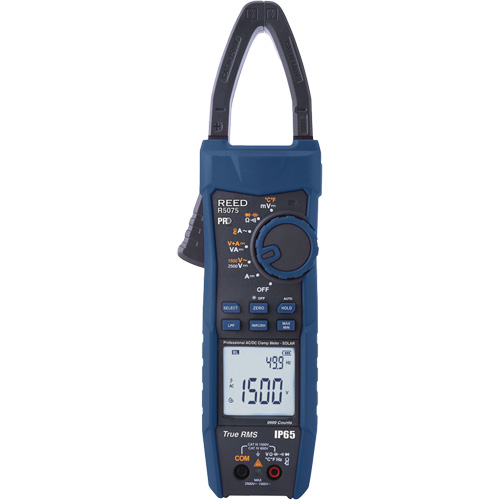Professional Solar Clamp Meter, AC/DC Voltage, AC/DC Current Fastek