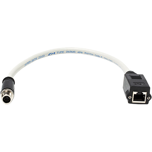 Ethernet Cable M12 to RJ45F Fastek
