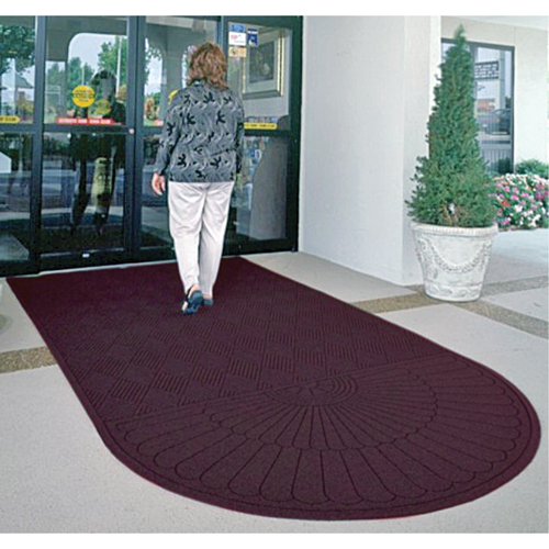 Tapis Waterhog Eco, Essuie-pieds/grattoir, 3' x 10' x 3/8", Marron Fastek