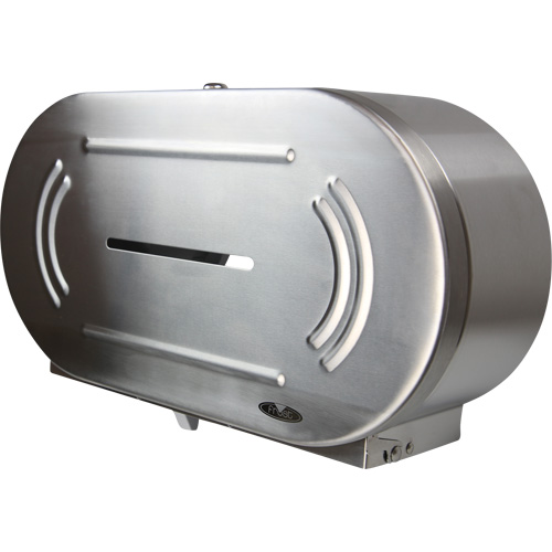 Twin Jumbo Toilet Paper Dispenser, Multiple Roll Capacity Fastek