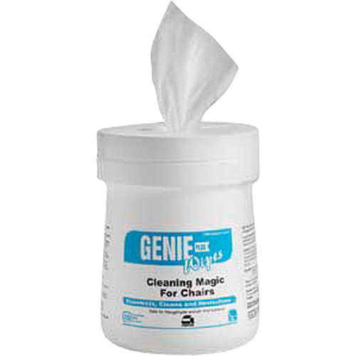 Cleaners & Disinfectants - Genie Plus Chair Cleaner, 7" x 6", 160 Count Fastek