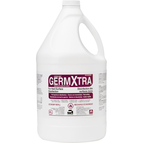 Germxtra Hard Surface Disinfectant, 4 L, Jug Fastek