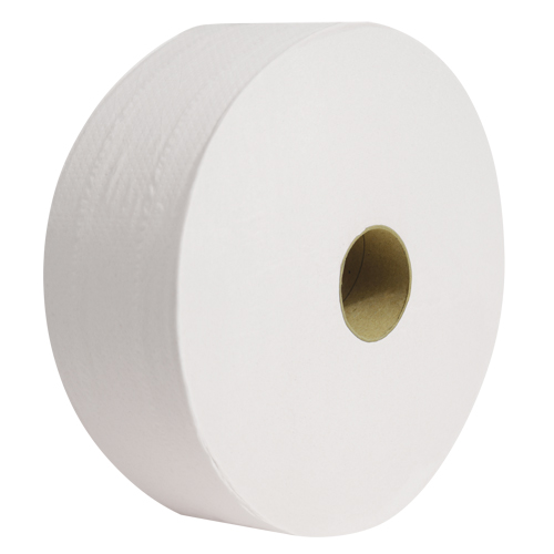 Pro Perform Toilet Paper, Jumbo Roll, 2 Ply, 1400' Length, White Fastek