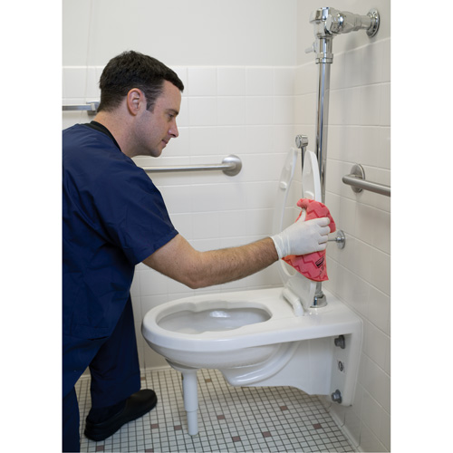 Chiffon de nettoyage Hygen , Microfibre, Rouge Fastek