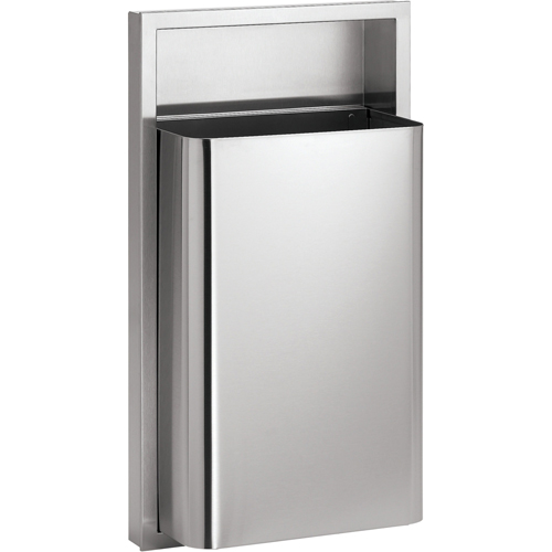 Poubelles, Acier inoxydable, 12 gal. US Fastek