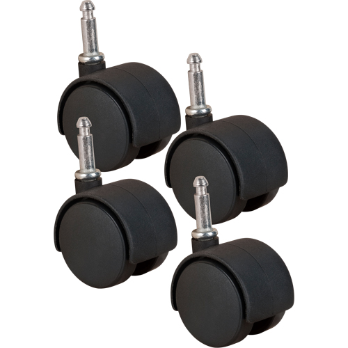 Roulette pour aspirateur industriel en acier inoxydable pour d&eacute;chets secs/humides Fastek