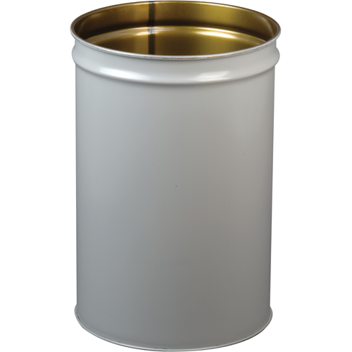 Cease-Fire&reg; Grey Smoking Receptacle Drum Fastek