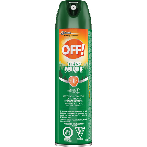 Insectifuge Off! R&eacute;gions sauvages, DEET &agrave; 25 %, A&eacute;rosol, 230 g Fastek