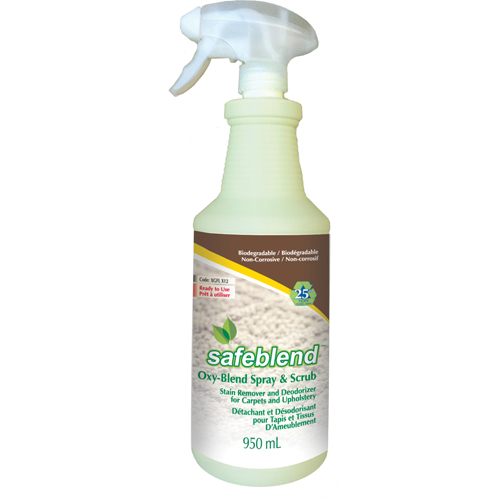 Stain Remover & Deodorizer for Carpets and Upholstery, 950 ml, Trigger Bottle Fastek