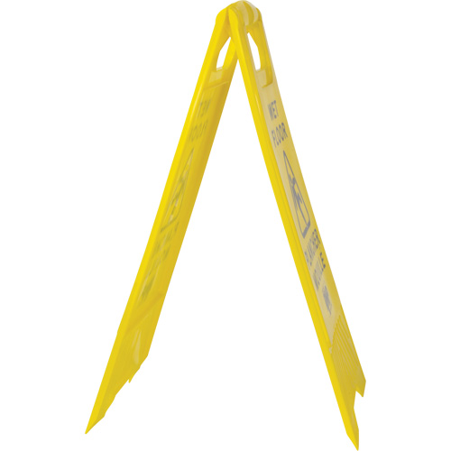 Safety Wet Floor Sign, Bilingual with Pictogram Fastek