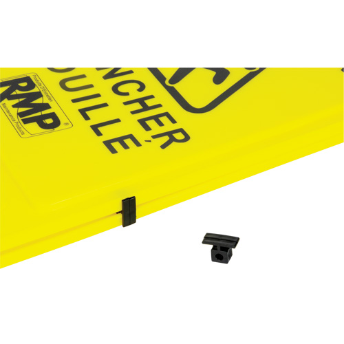 Safety Wet Floor Sign, Bilingual with Pictogram Fastek