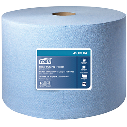 Chiffons jumbo en rouleau, Tout usage, 12" lo x 12" la Fastek