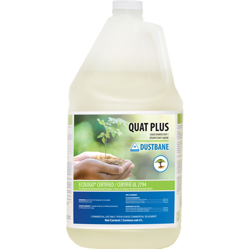 D&eacute;sinfectants et nettoyants Quat Plus, 4 L, Cruche Fastek