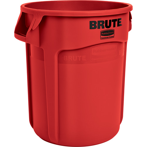 Vented Brute&reg; Waste Container, Plastic, 20 US gal. Fastek