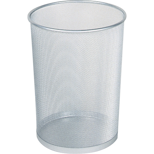 Concept Collection Mesh Waste Basket, 20 Quarts, Steel Fastek