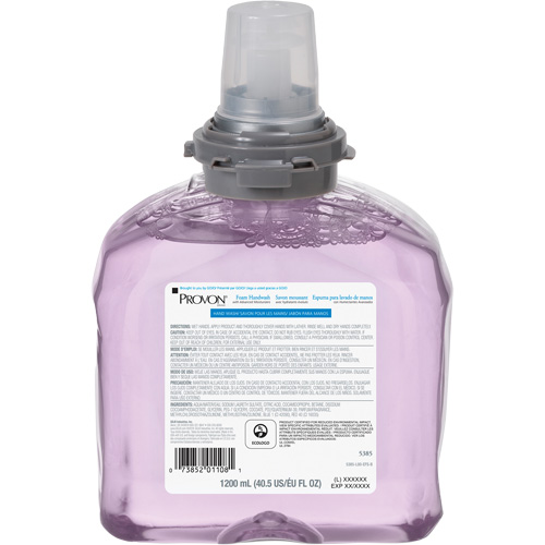 Savon pour les mains aux canneberges avec hydratants am&eacute;lior&eacute;s pour distributeur PROVON TFX, Mousse, 1200 ml, Parfum&eacute; Fastek