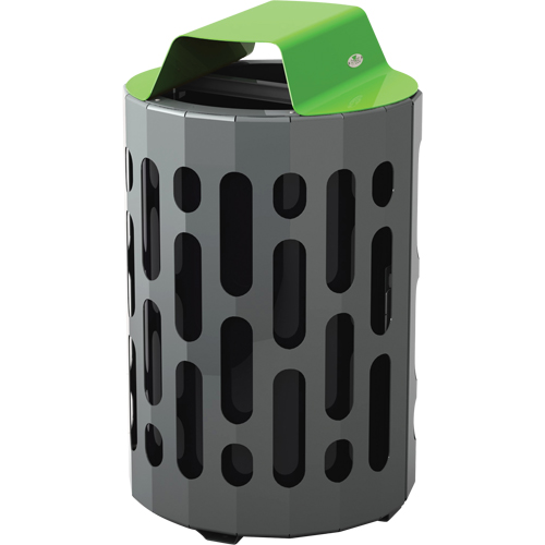 2020 Stingray Waste Receptacles, Metal, 42 US gal. Fastek