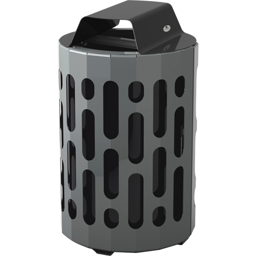2020 Stingray Waste Receptacles, Metal, 42 US gal. Fastek