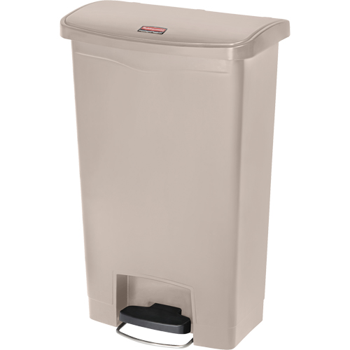 Slim Jim&reg; Waste Container, Resin, 13 US gal. Capacity Fastek