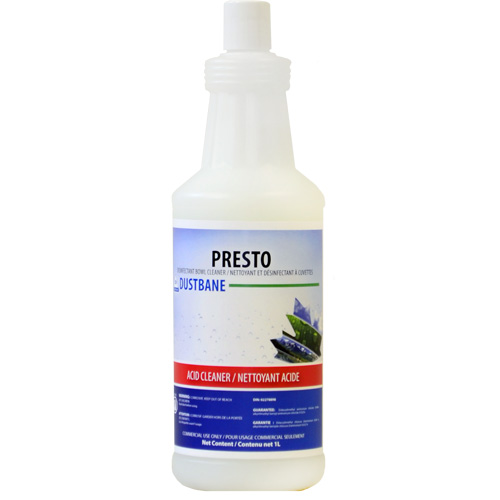 Presto Disinfectant Bowl Cleaner, 1 L, Bottle Fastek