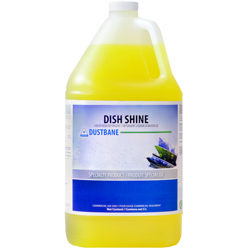 Dish Shine Detergent, Liquid, 5 L, Lemon Fastek
