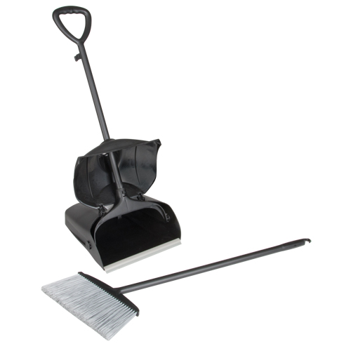 Lobby Dust Pan & Broom, Plastic Fastek
