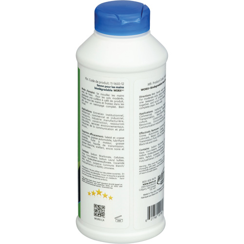 Nettoyant pour les mains biod&eacute;gradable, Poudre, 0,406 lb, Bouteille, Parfum&eacute; Fastek
