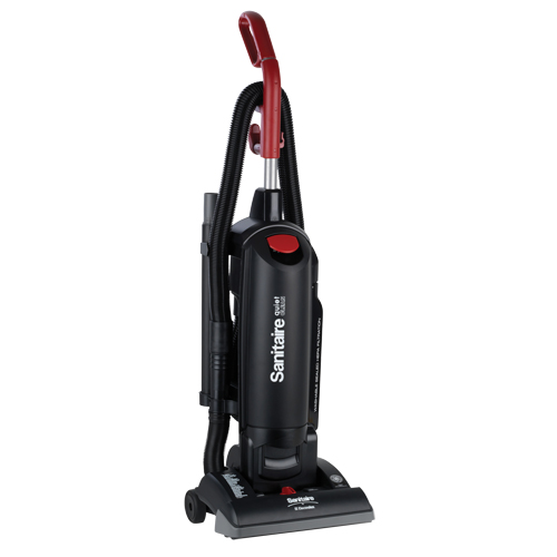 QuietClean Commercial Upright Vacuum , 135 CFM, 4.5 Quarts Fastek