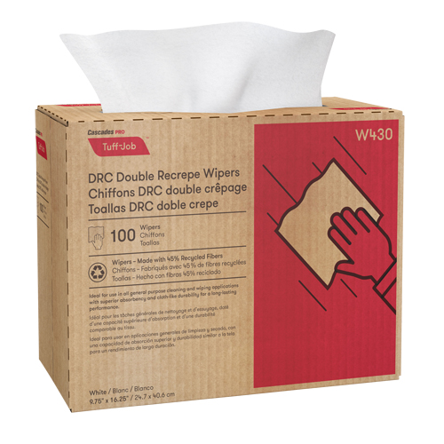 Chiffons Pro Tuff-Job, Tout usage, 9-3/4" lo x 16-1/2" la Fastek