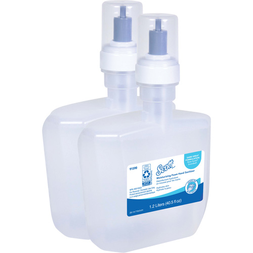 Scott&reg; Pro Moisturizing Foam Hand Sanitizer, 1200 ml, Cartridge Refill, 62% Alcohol Fastek