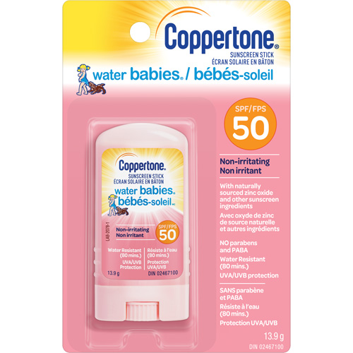Water Babies&reg; Sunscreen, SPF 50, Stick Fastek