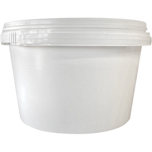 Seau avec couvercle, Plastique, 1,03 gal. Fastek