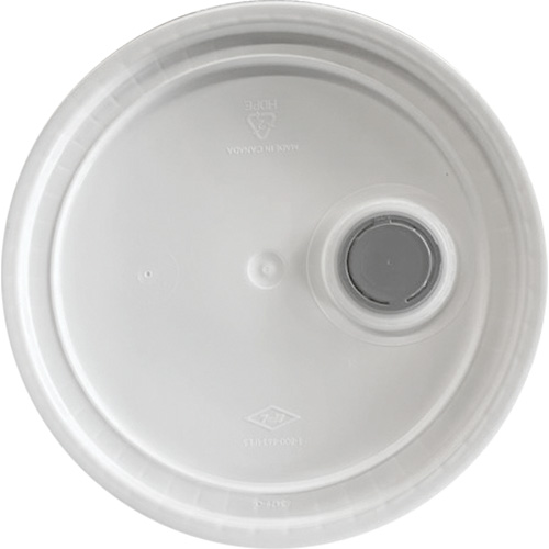 Seau avec couvercle, Plastique, 5,25 gal. Fastek