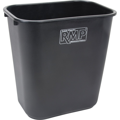 Deskside Wastebasket, 28 Quarts, Polyethylene Fastek
