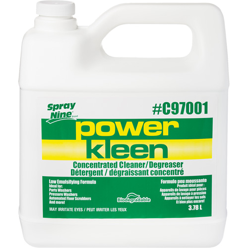 Produit nettoyant pour nettoyeur de pi&egrave;ces Power Kleen, 4 L, Cruche Fastek