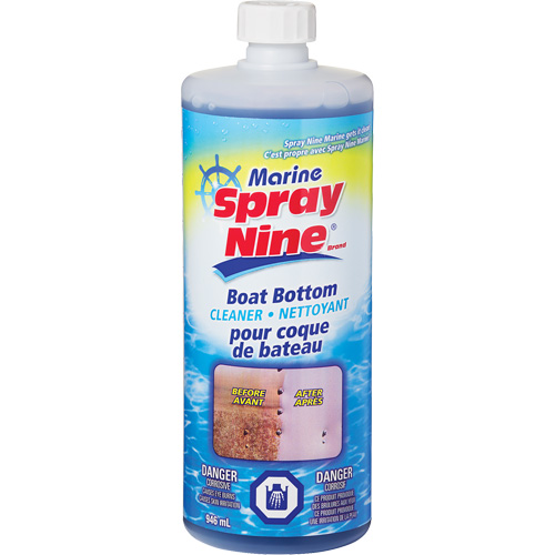 Spray Nine&reg; Boat Bottom Cleaner, 946 ml, Bottle Fastek