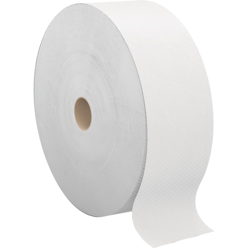 Pro Perform Toilet Paper, Jumbo Roll, 2 Ply, 1250' Length, White Fastek